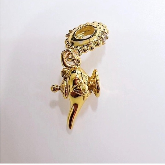 Pandora 1pcs Hold Aladdin’s Lamp Charm for bracelet or earrings or necklace - Picture 7 of 16